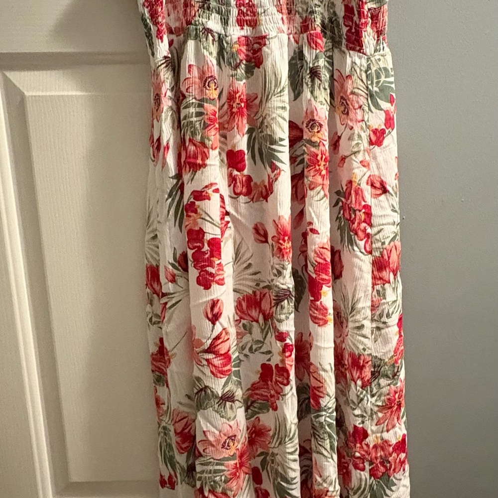 Floral Print Maxi Skirt